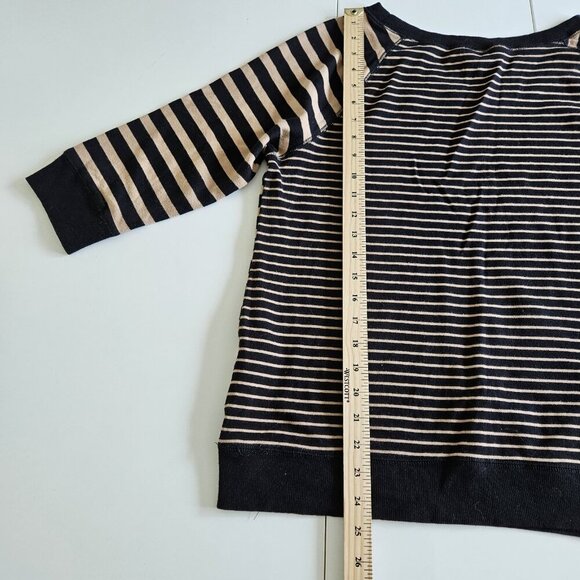 Jones New York Top Womens XL Lot of 2 Stripes 3/4 Sleeve Cotton Cottage Casual - Picture 12 of 16